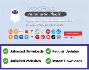 WP wordpress automatic plugin free download updates nulled github amazon affiliate