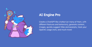 WordPress Plugin AI Engine Pro latest version license key crack free download Not nulled starter like ChatGPT tutorial