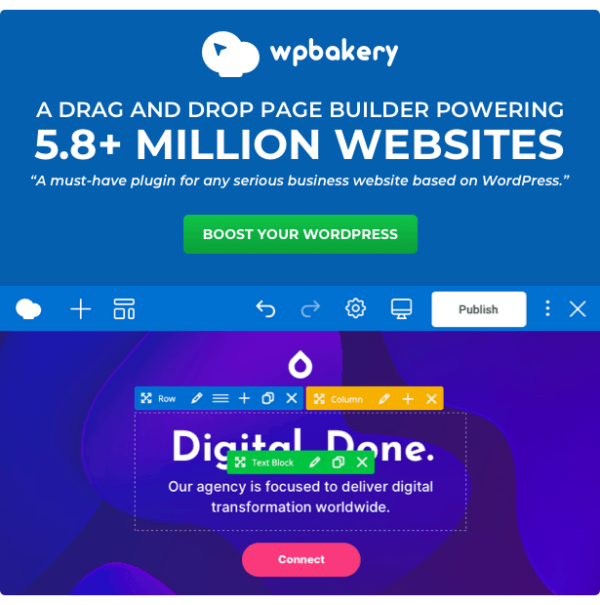 WordPress Plugin WPBakery Page Builder latest version license key free download tutorial changelog update gratis templates promo code vs elementor