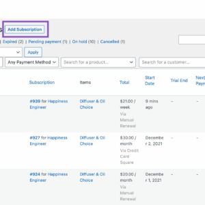 WooCommerce Subscriptions