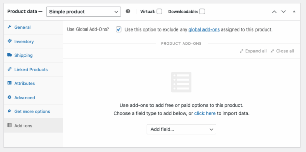 WordPress plugin WooCommerce Product Add-Ons ultimate latest version license key free download babiato nulled