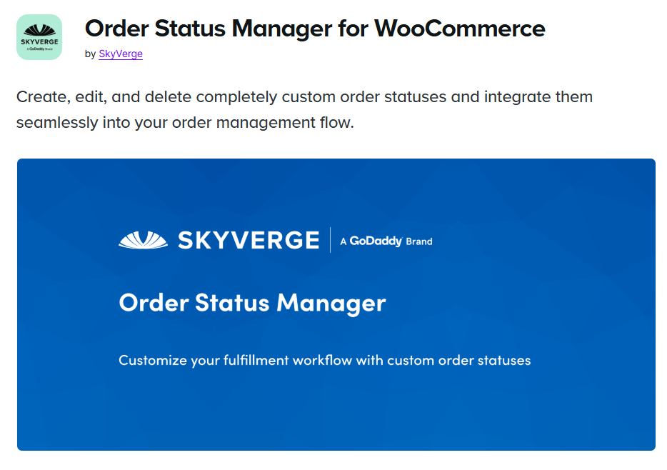 WooCommerce Order Status Manager